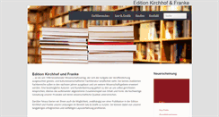 Desktop Screenshot of ekf-wissenschaft.de